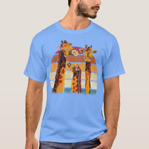 Africa Safari Animal Family Zoo Keeper Gift Retro  T-Shirt