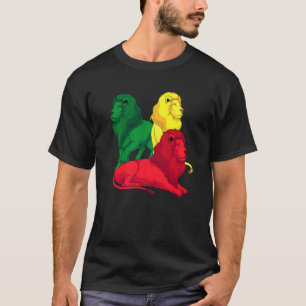 Africa Safari Animal King Zoo Animal  Colourful Li T-Shirt