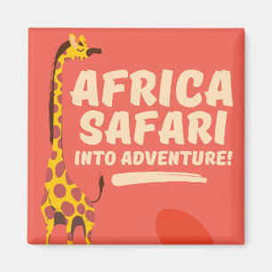 Africa Safari Into Adventure! Magnet