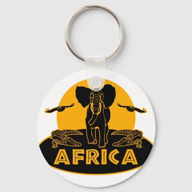 africa safari key ring (Front)