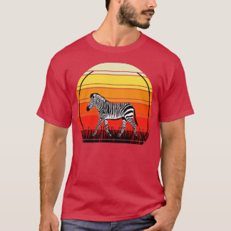 Africa Safari Sunset Zebra T-Shirt