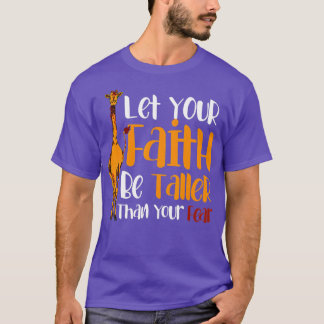 Africa Safari Zoo Animal Gift Motivational Faith G T-Shirt
