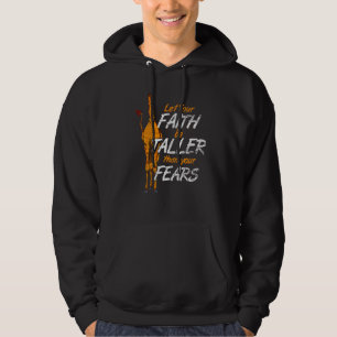 Africa Safari Zoo Keeper Animal Faith Giraffe Hoodie