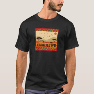 Africa Savannah Animals Landscape Zimbabwe T-Shirt