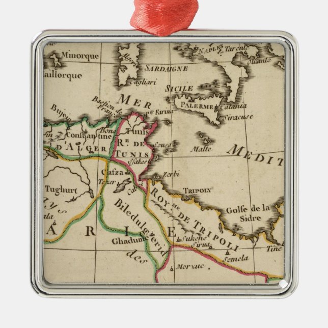 Africa School Metal Tree Decoration (Front)