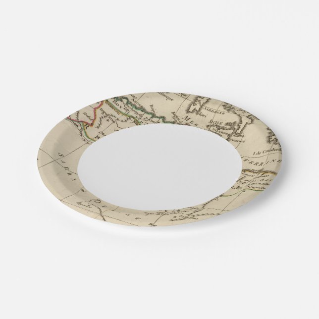 Africa School Paper Plate (Angled)