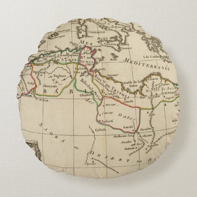 Africa School Round Cushion (Front)