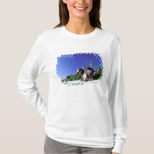 Africa, Seychelles, La Digue Island. Granite 3 T-Shirt