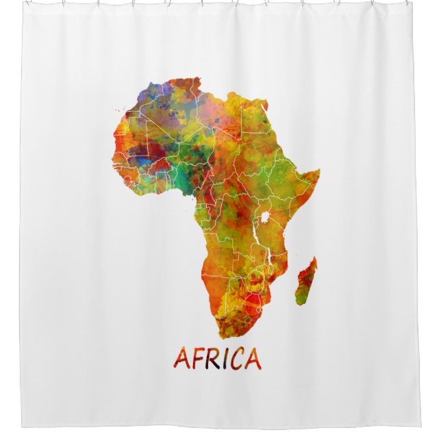 Africa Shower Curtain (Front)