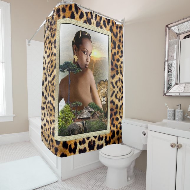 Africa Shower Curtain (In Situ)