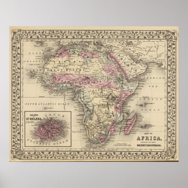 Africa St Helena Poster (Front)