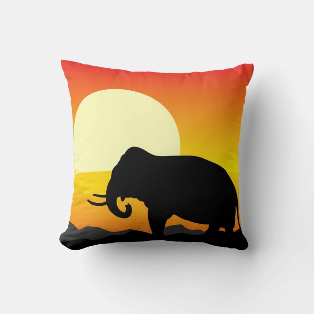 Africa Sunset Cushion (Front)