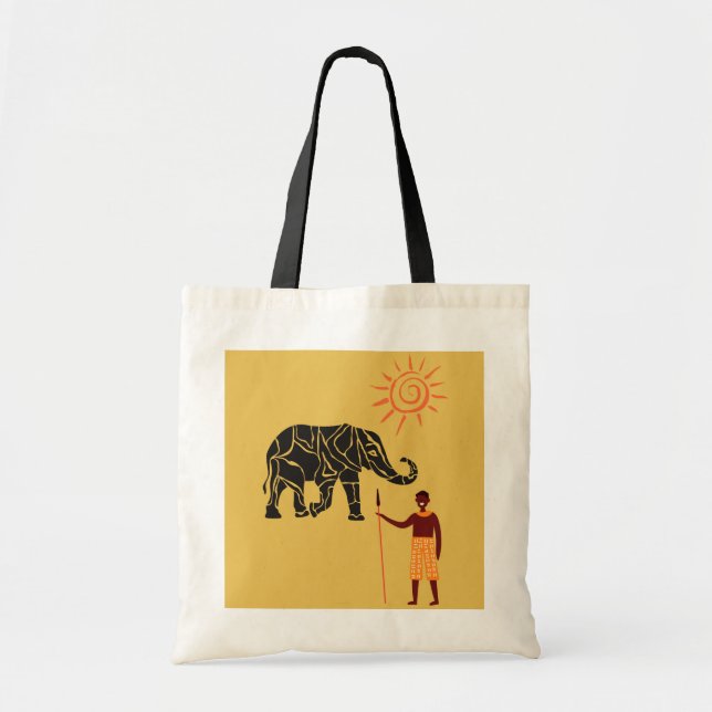 Africa sunset. tote bag (Front)