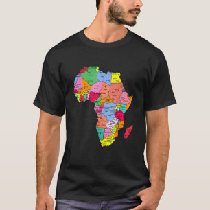 Africa t shirt, africa maps, africa map for men an T-Shirt