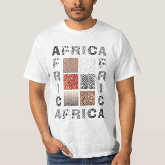 Africa - text and texture wild animal T-Shirt