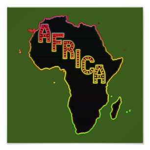 Africa the motherland     wood wall art