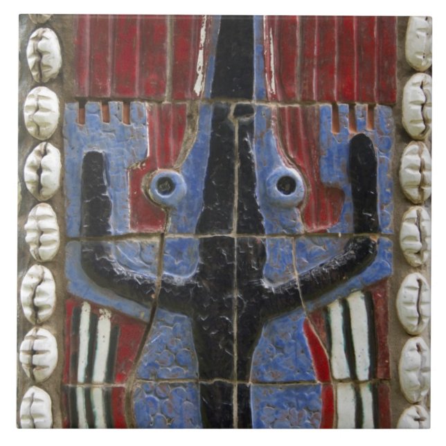 Africa, Togo, Kpalime. Artisan handicraft centre Tile (Front)