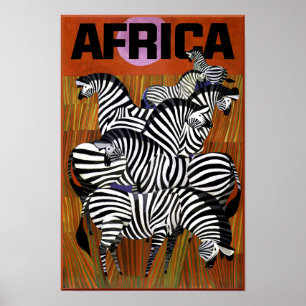 Africa travel poster