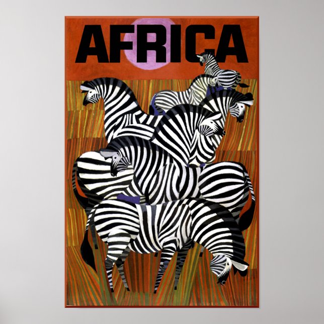 Africa travel poster (Front)
