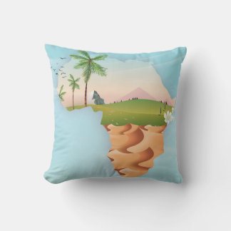 Africa Travel poster Cushion