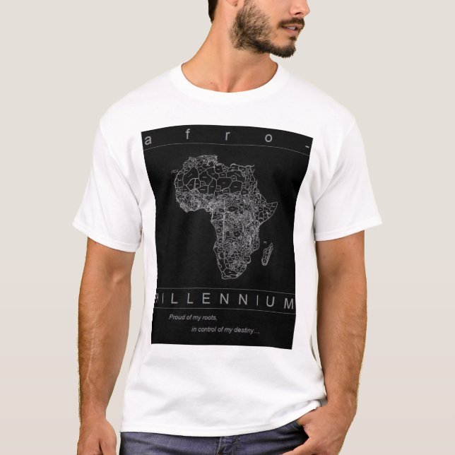 Africa Tribal Map T-Shirt (Front)