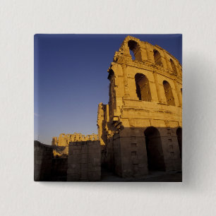 Africa, Tunisia, El Jem. Ruins of a Roman 15 Cm Square Badge