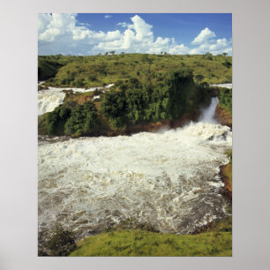 Africa, Uganda, Murchison Falls NP. The frothy Poster