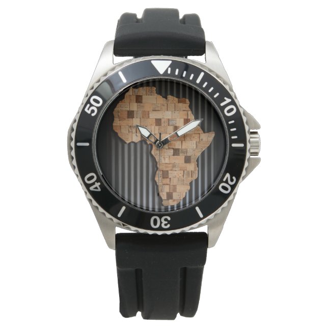 Africa Watch (wooden map) (Front)