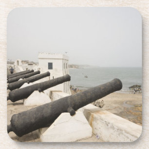 Africa, West Africa, Ghana, Elmina. Canons gaurd Coaster