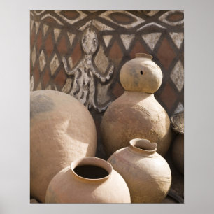 Africa, West Africa, Ghana, Sirigu. Handcrafted 2 Poster