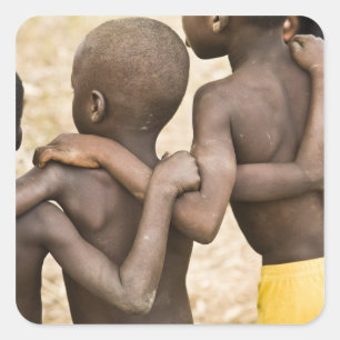 Africa, West Africa, Ghana, Yendi. Close-up shot Square Sticker