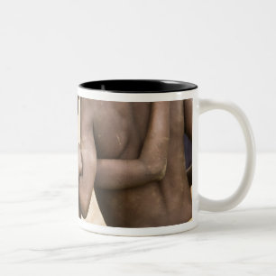 Africa, West Africa, Ghana, Yendi. Close-up shot Two-Tone Coffee Mug