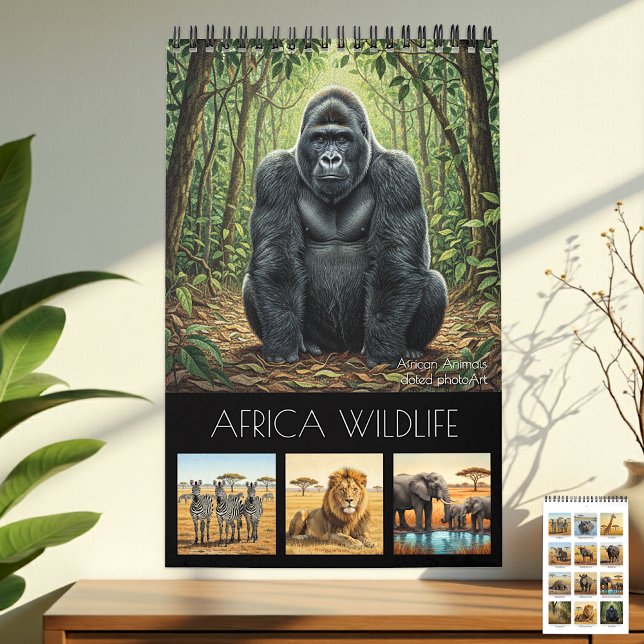 Africa Wildlife Calendar 2026 / African Animals (Africa Wildlife Calendar / African Animals)