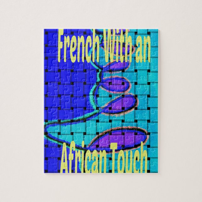 Africa  with a  French Touch Jigsaw Puzzle (Vertical)
