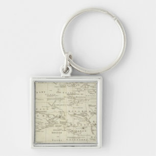 Africa, with all its kingdoms and states key ring