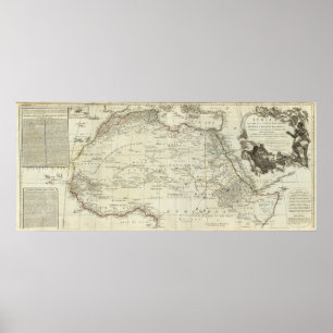 Africa, with all its kingdoms and states poster