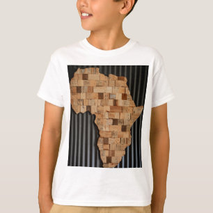 Africa with wood T-Shirt