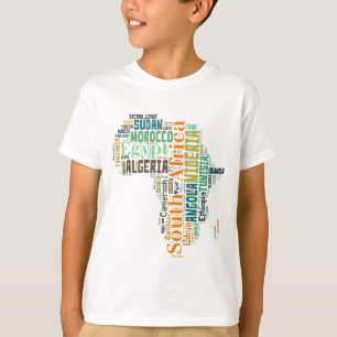 Africa Word Art T-Shirt