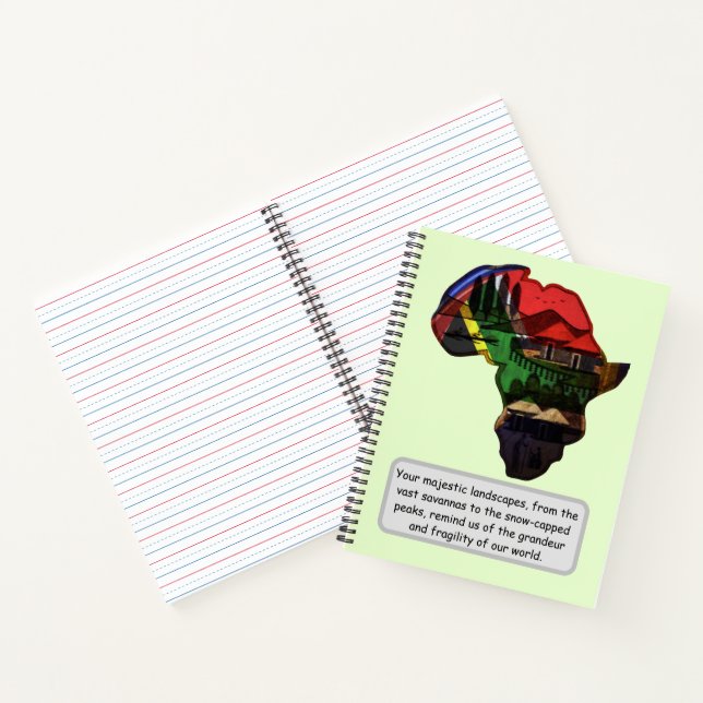 Africa You are my happy place Notebook (Inside)