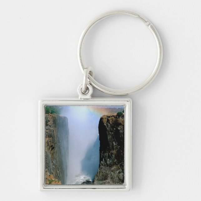 Africa, Zambia, Victoria Falls National Park. Key Ring (Front)