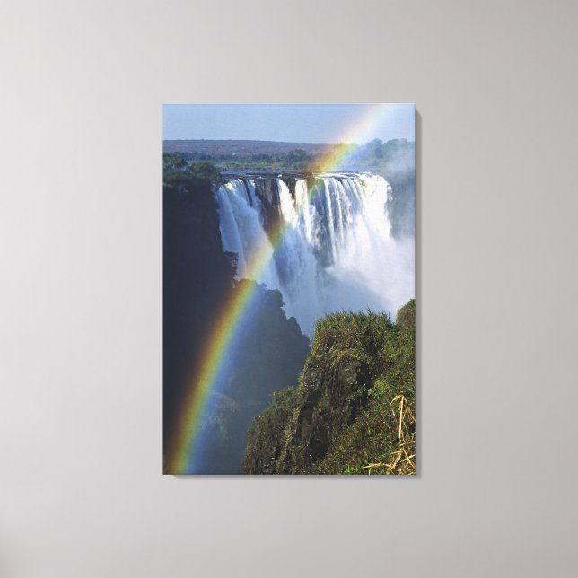 Africa, Zimbabwe, Victoria Falls Canvas Print (Front)