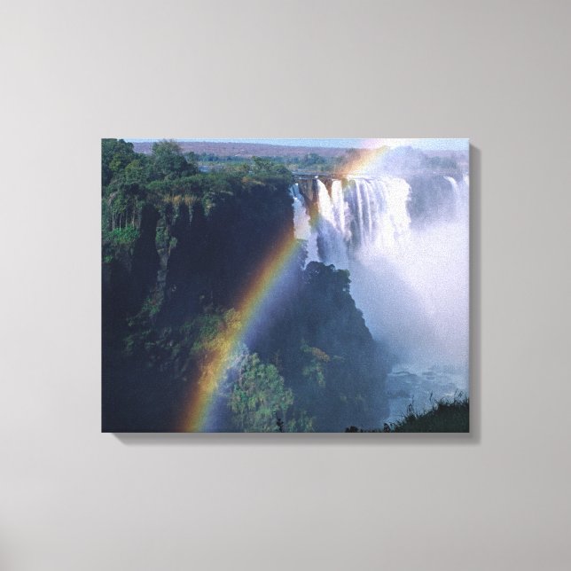 Africa, Zimbabwe. Victoria Falls Canvas Print (Front)