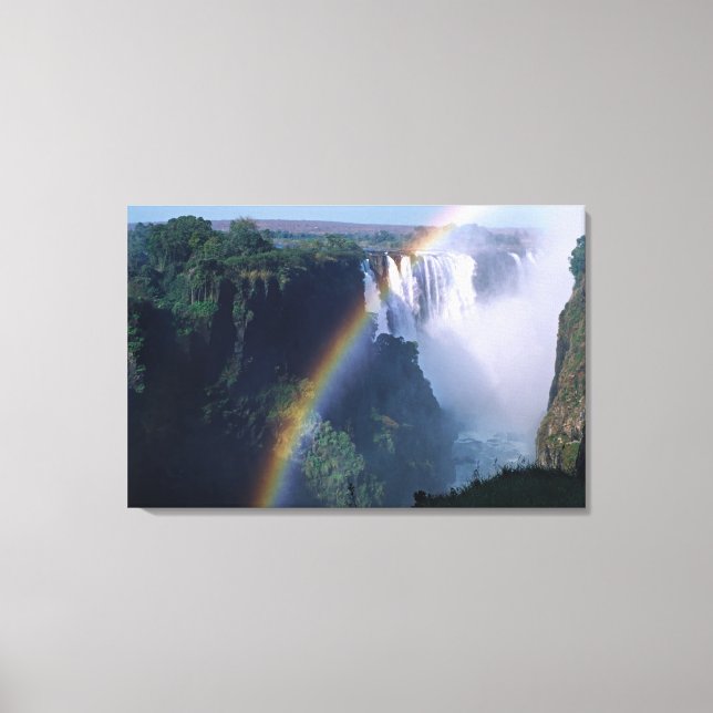 Africa, Zimbabwe. Victoria Falls Canvas Print (Front)