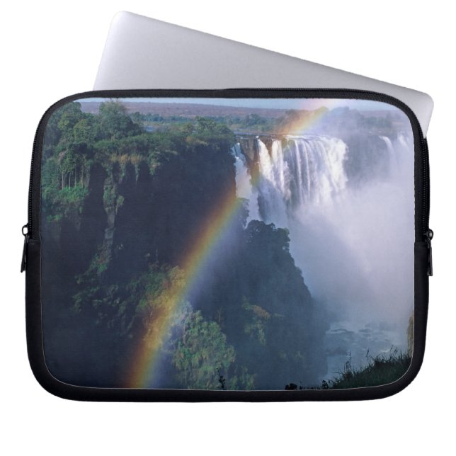 Africa, Zimbabwe. Victoria Falls Laptop Sleeve (Front)