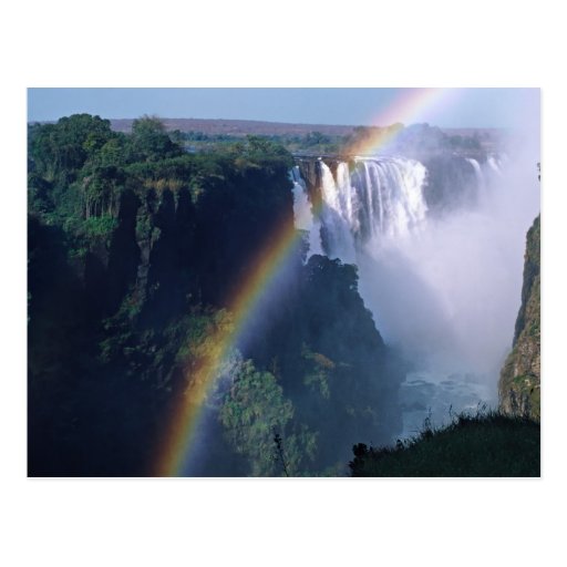 Image of Africa, Zimbabwe. Victoria Falls Postcard