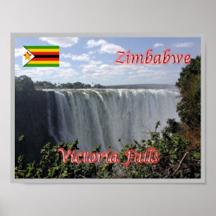 Africa - Zimbabwe - Victoria Falls Poster
