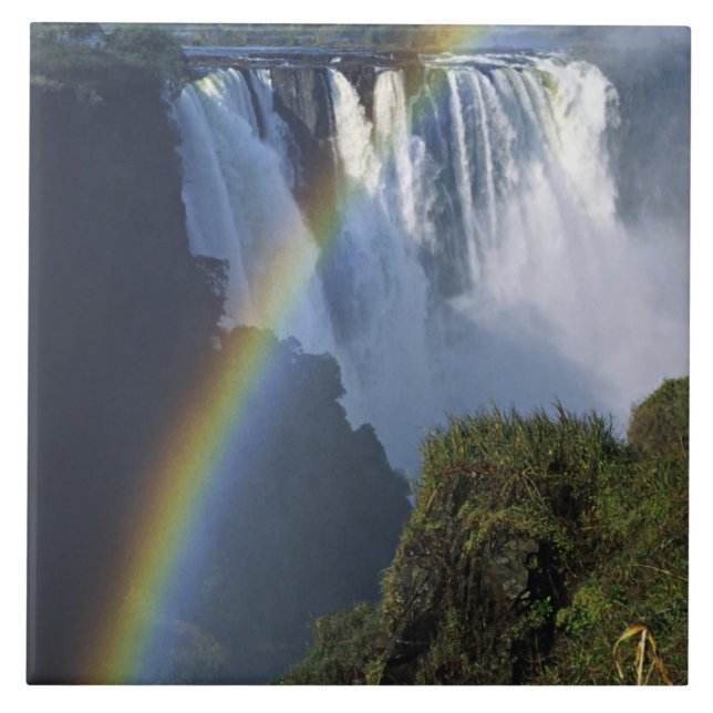 Africa, Zimbabwe, Victoria Falls Tile (Front)