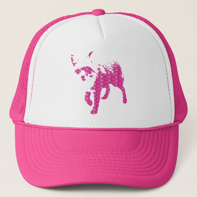 Africakoko custom pink fox Hat (Front)