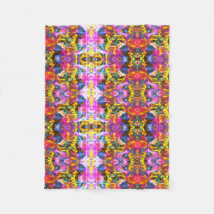 African 3 fleece blanket