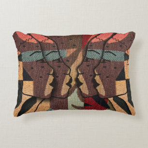 African 3D Tapestry Decorative Cushion